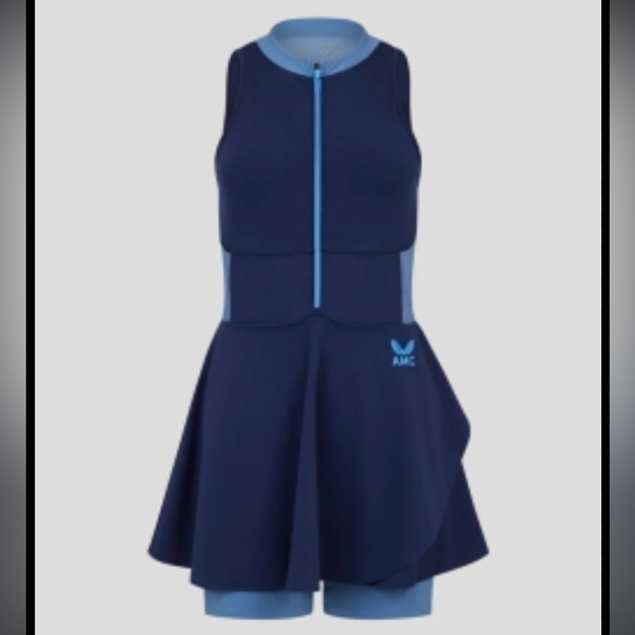 Castore Womens AMC Tennis Dress Athletic Blue XS - Picture 1 of 5